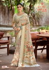 Dastoor Vol 6 By Kashvi Viscose Bright Moss Foil Ladies Saree Wholesale Market In Surat
